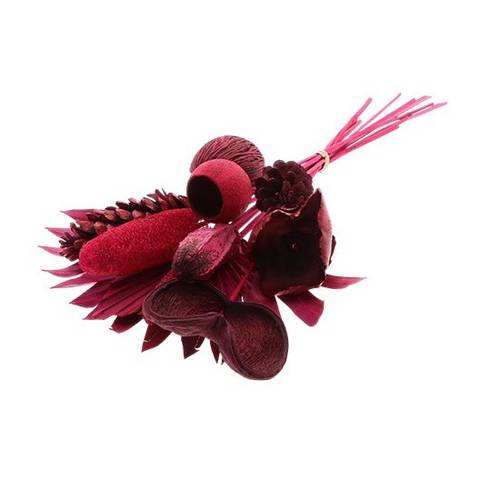 Trockenblumen Strauss Exotic rosa L55cm