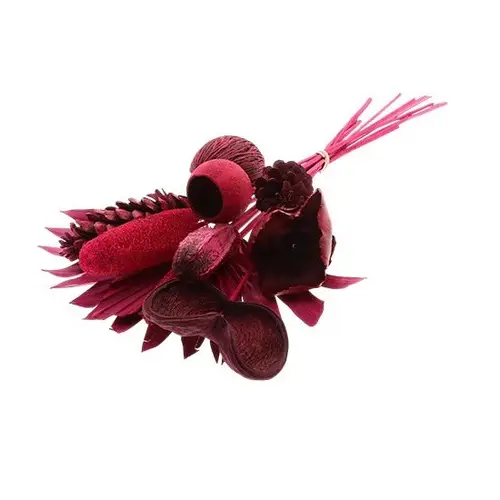 Trockenblumen Strauss Exotic rosa L55cm