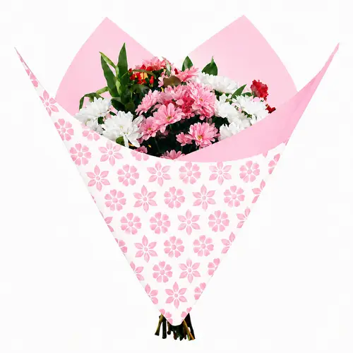 Folie Blatt Clear rosa 80x90cm x50