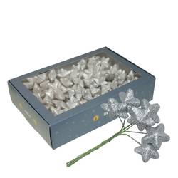 Stern auf Draht Sparkling silber D04cm x108