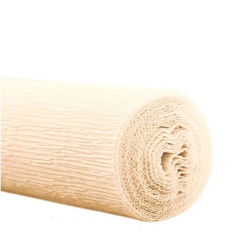 Papier Rolle 50cm Krepppapier champagne 2.5m