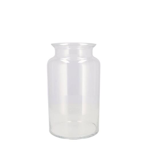Glas Vase Milchkanne Mouthblown D19cm H19cm