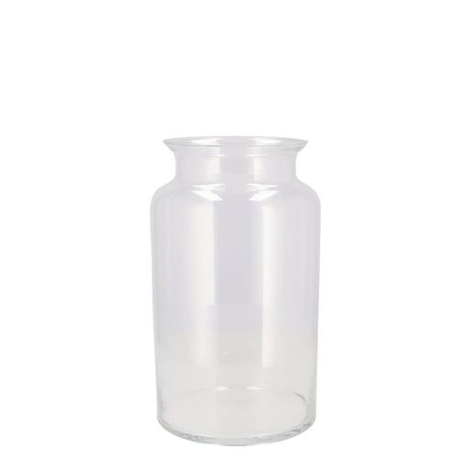 Glas Vase Milchkanne Mouthblown D19cm H19cm