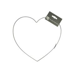 Herz Draht Metall d25cm