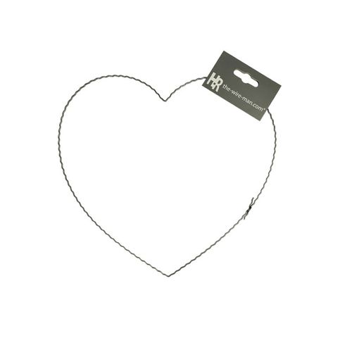 Herz Draht Metall d25cm