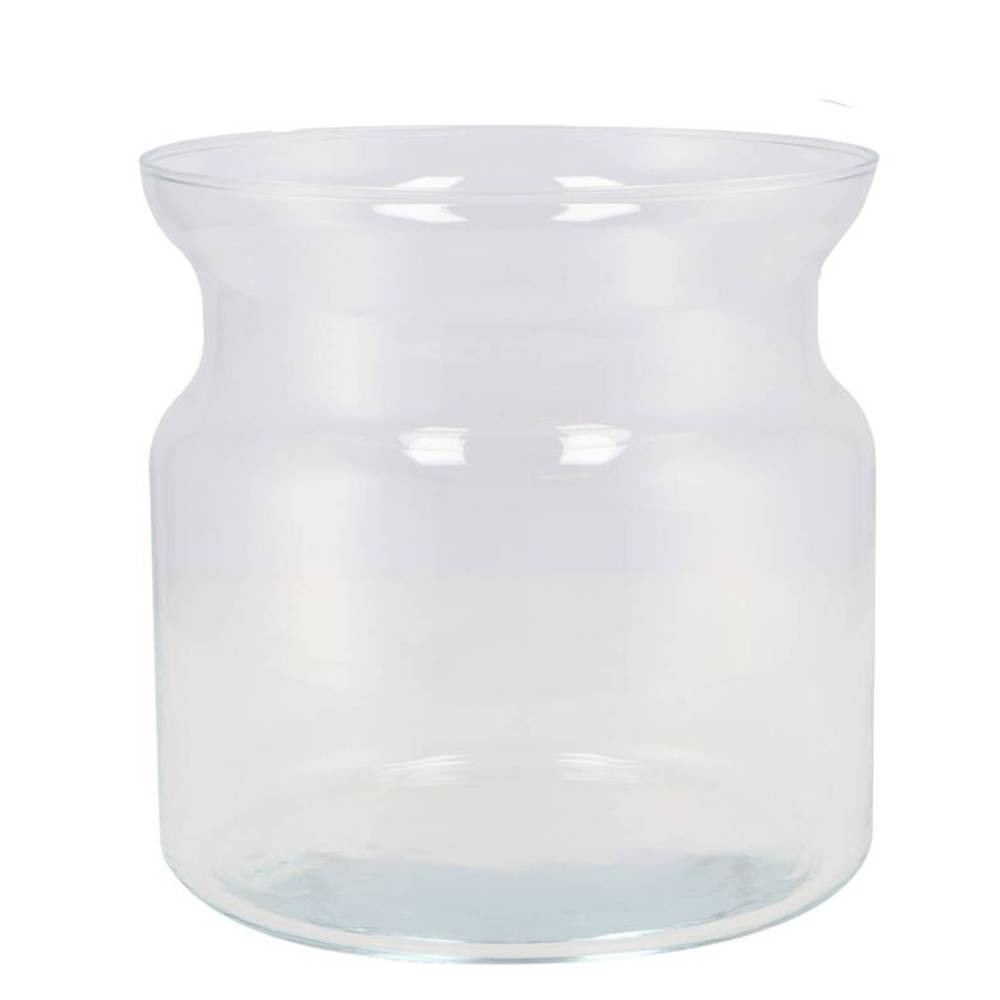 Glas Vase Milchkanne D19cm H19cm