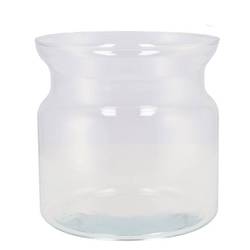 Glas Vase Milchkanne D19cm H19cm