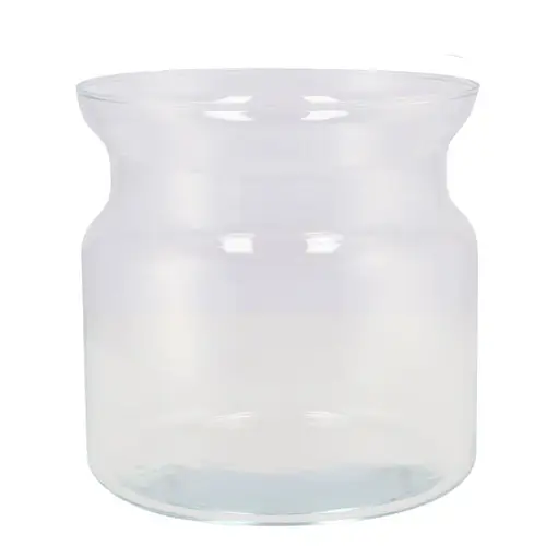 Glas Vase Milchkanne D19cm H19cm