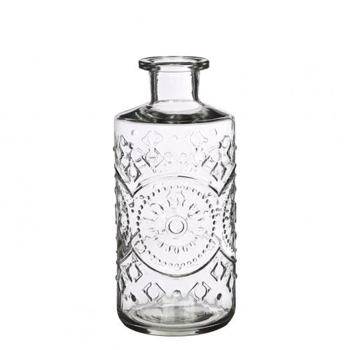 Glas Flasche Berlin D09cm H21cm