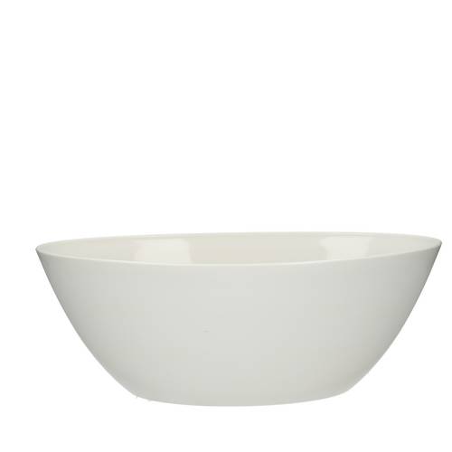 Kunststoff Schale weiss 36x14x13cm