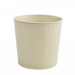 Zink Übertopf Lynn creme D18cm H17cm 
