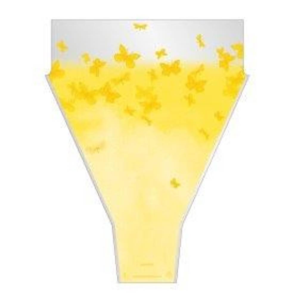 Tüte Papillon gelb 50x35x10 x50