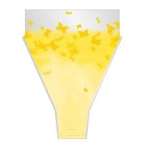 Tüte Papillon gelb 50x35x10 x50