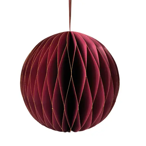 Faltbarer Hänger Kugel rot D24cm