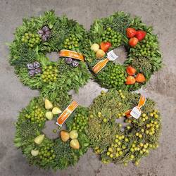 Zierobstkranz 28cm pro karton