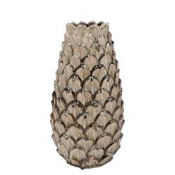 Keramik Vase Tannenzapfen 16x35cm