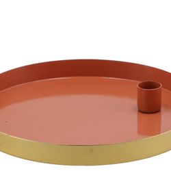 Kerzenständer Teller terra 22x2,5cm