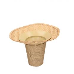 Straushalter Jute braun D26cm H20cm
