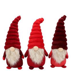 Gnome Jolly mix rot 10x07x30cm
