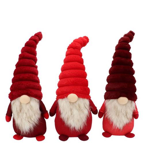 Gnome Jolly mix rot 10x07x30cm