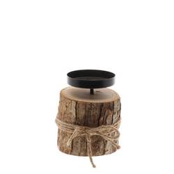 Kerzenständer Log D10cm H13cm