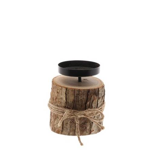 Kerzenständer Log D10cm H13cm