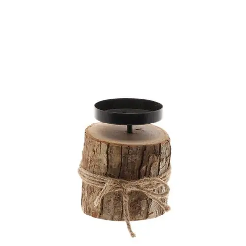 Kerzenständer Log D10cm H13cm