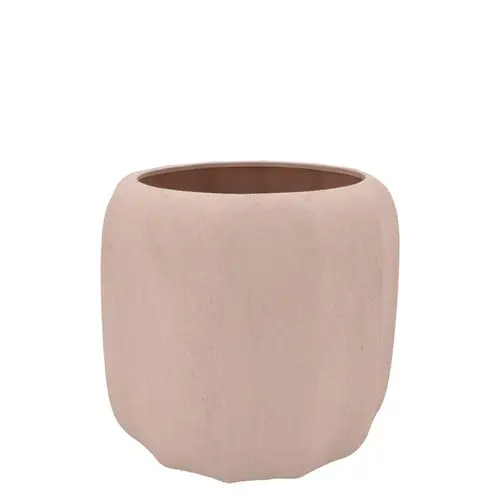 Keramik Übertopf Sidney Sand 17x17x16cm