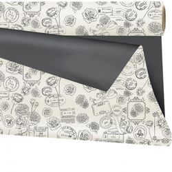 Folie Rolle 80cm Lucy Duo Matt grau 25m