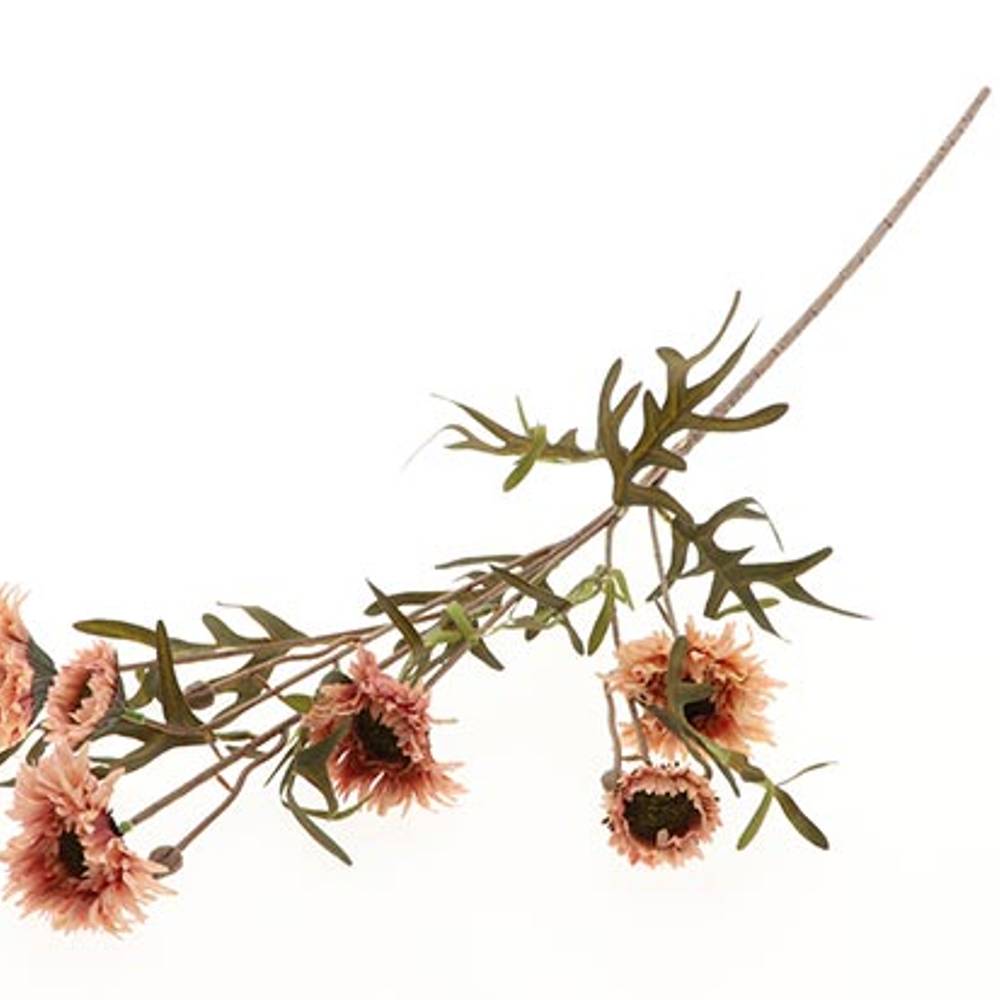 Seiden Daisy dunkel rosa L80cm