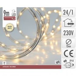 Girlande LED draussen warm weiss 9m