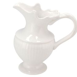 Keramik Kanne weiss 24x16x25cm