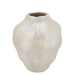 Keramik Vase Dana Bubble weiss 25x25x30cm
