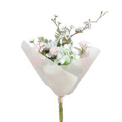 Seiden Strauss Sakura weiss L50cm 