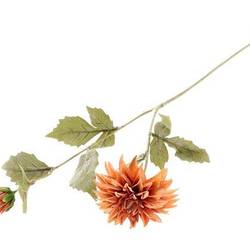 Seiden Dahlia Flora orange L65cm