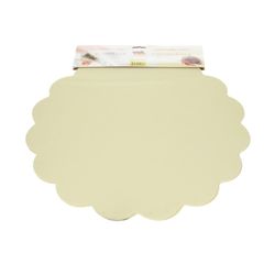 Dekostoff Blatt Blumella creme D44cm x25