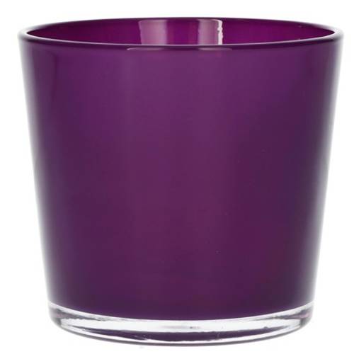 Glas Vase Nashville lila D13cm H12.5cm