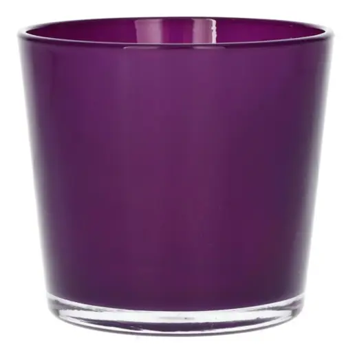 Glas Vase Nashville lila D13cm H12.5cm