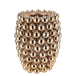 Weihnachtskugel Vase gold 27x27x33cm
