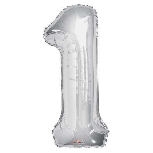 Ballon 1 silber 85cm