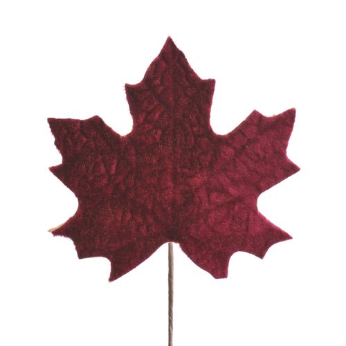 Herbst Blatt Bordeaux weinrot 10cm