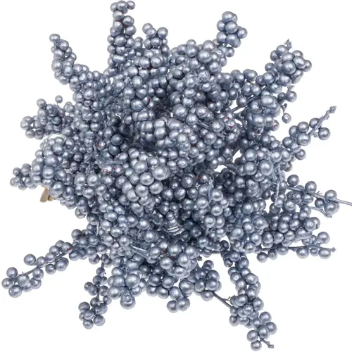 Ilex blau metallic light blau gefarbt 70cm