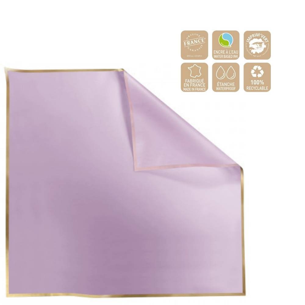 Folie Blatt Cachotier Violett 70x70cm