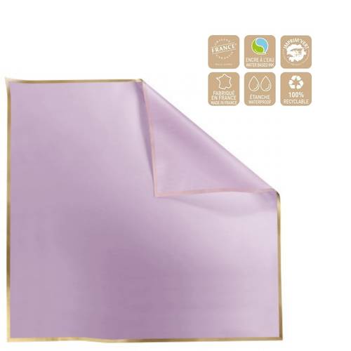 Folie Blatt Cachotier Violett 70x70cm