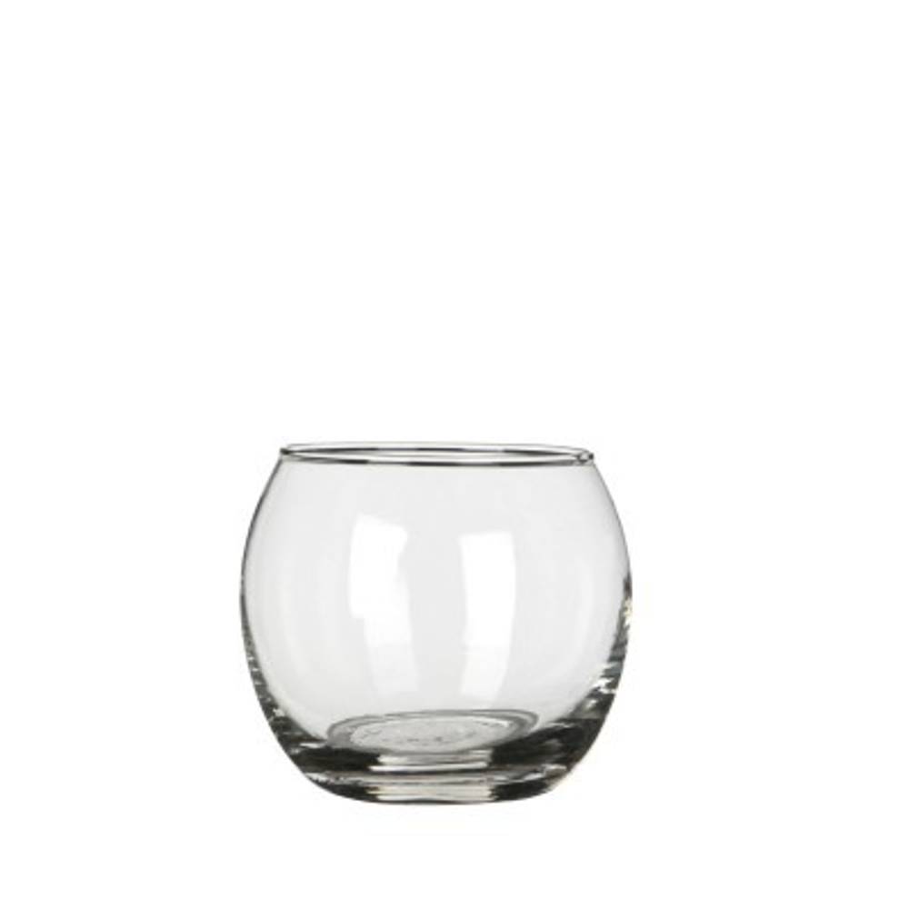 Glas Vase Kugel Fisch D08/06cm H07cm