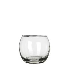 Glas Vase Kugel Fisch D08/06cm H07cm