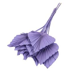 Trocken Palm Speere Violett L50cm x10