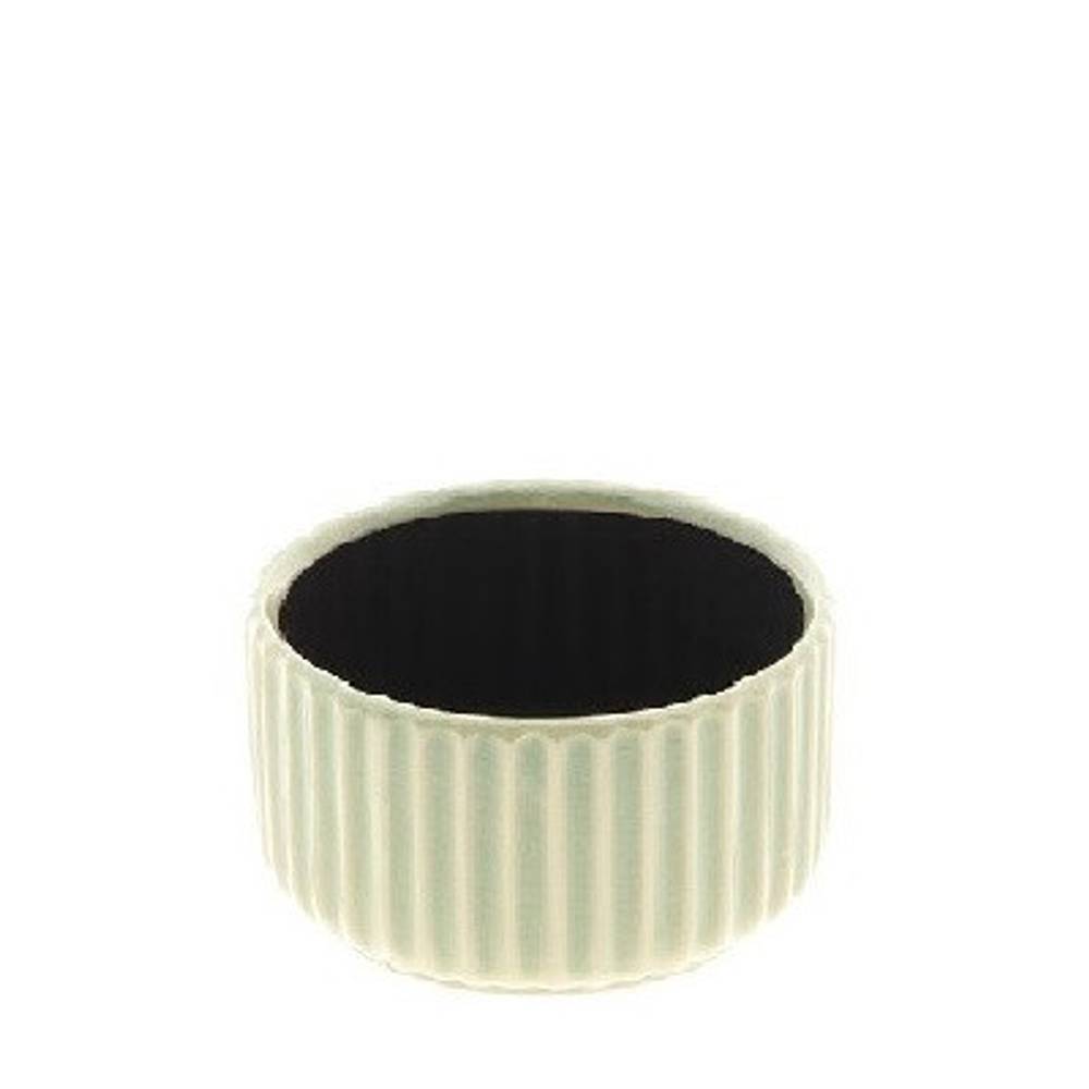 Keramik Übertopf Codi hell grün D15cm H08cm