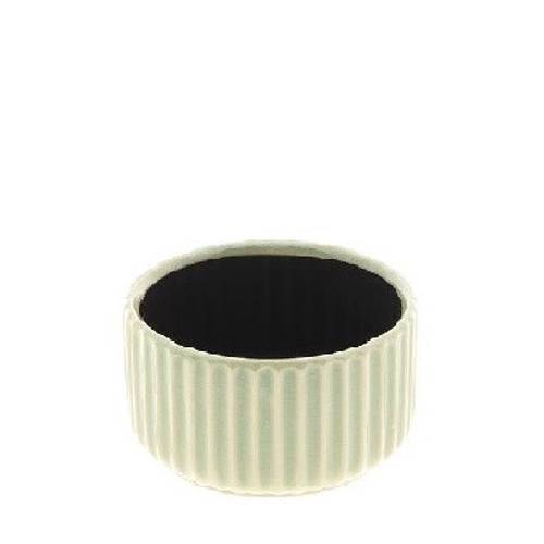 Keramik Übertopf Codi hell grün D15cm H08cm