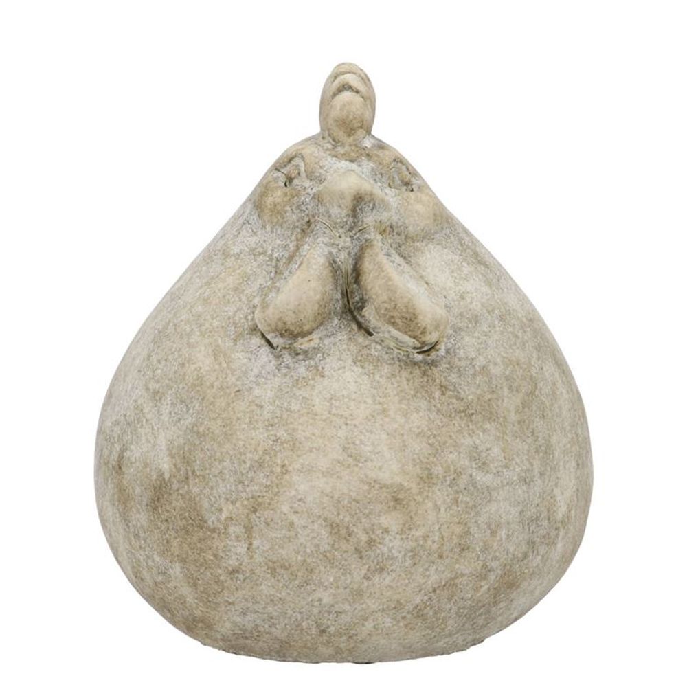 Beton Henne grau 17x16x19cm